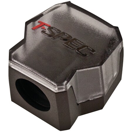 T>Spec v12 SERIES 1/0-Gauge In/Two 4/8-Gauge Out Compact Block Distribution V12DB-1124
